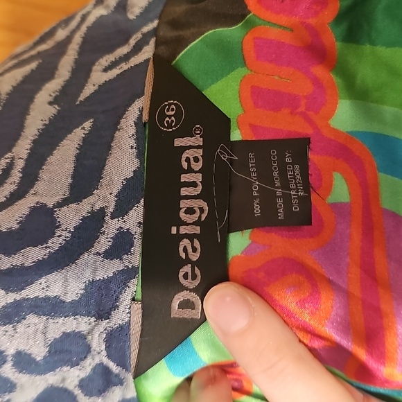 Desigual Brocade Mix Print Light Jacket - Picture 12 of 14